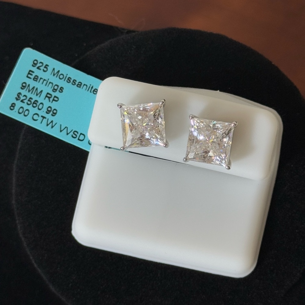 Moissanite Stud Earrings